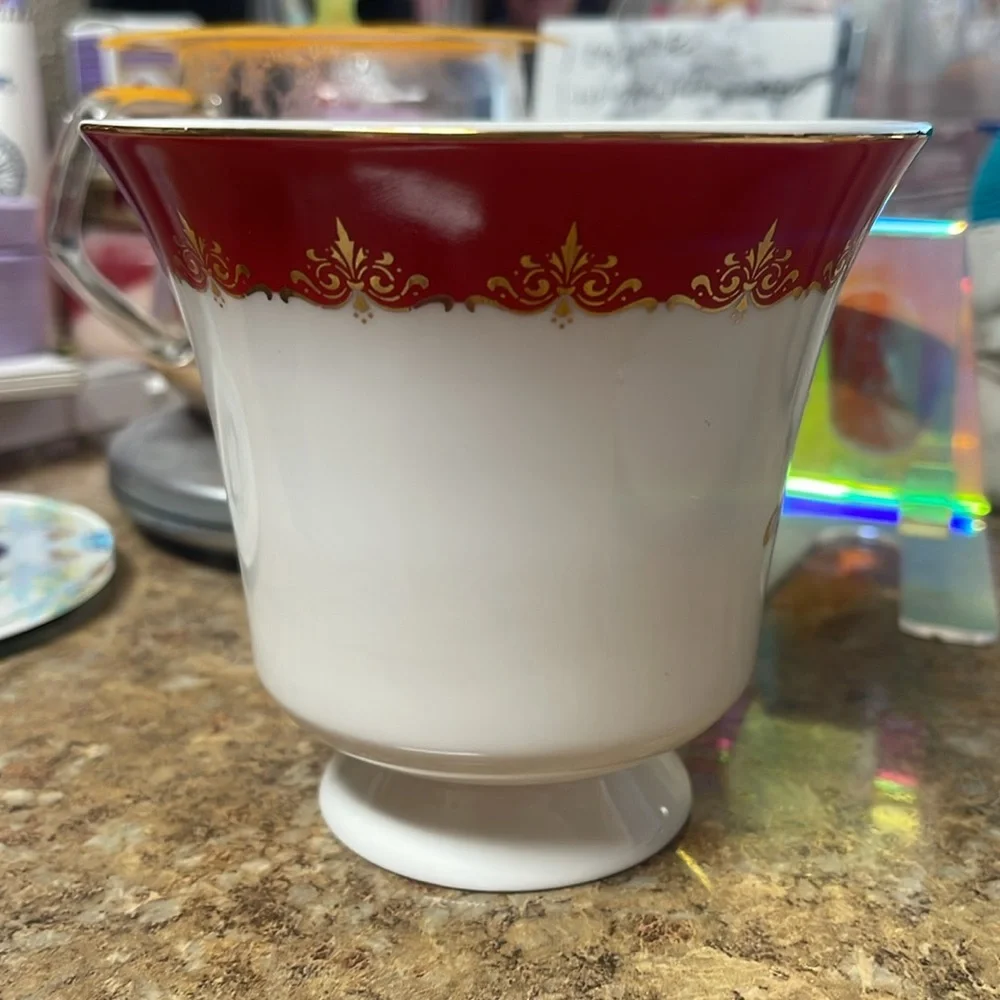 Francesca’s Happy Alcoholidays Footed Tea Cup